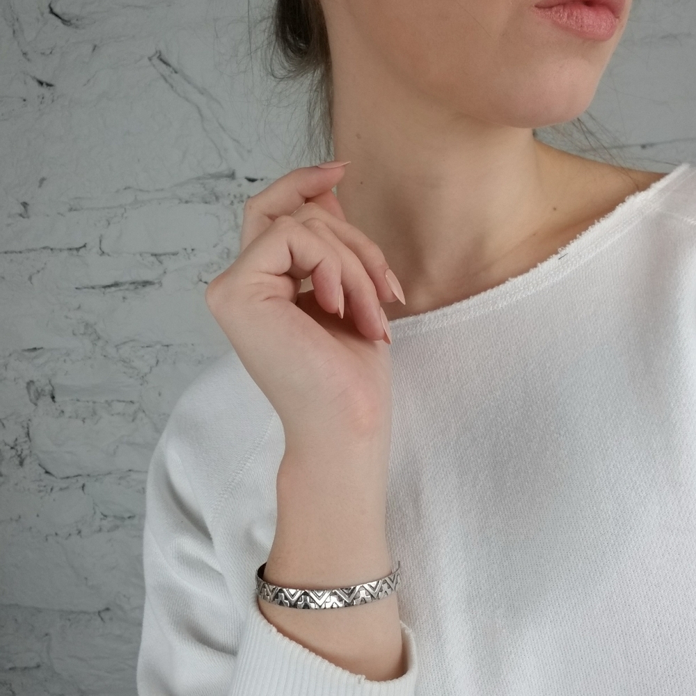 Aztec cuff bracelet